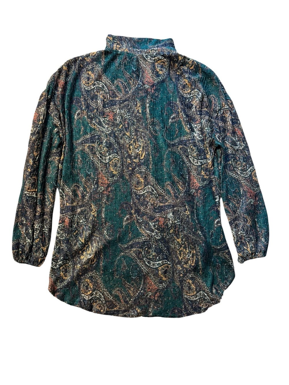 Free People My Best Top Sheer Paisley Tunic size XL - Picture 7 of 11